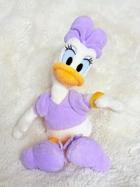 Authentic Daisy Duck Plush – 10” | Kawaii Disney Collectible | Pastel Nostalgia